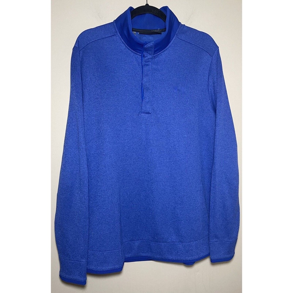 Under Armour Cold gear 1/4 Pull Over Light Weight Royal Blue Size XL